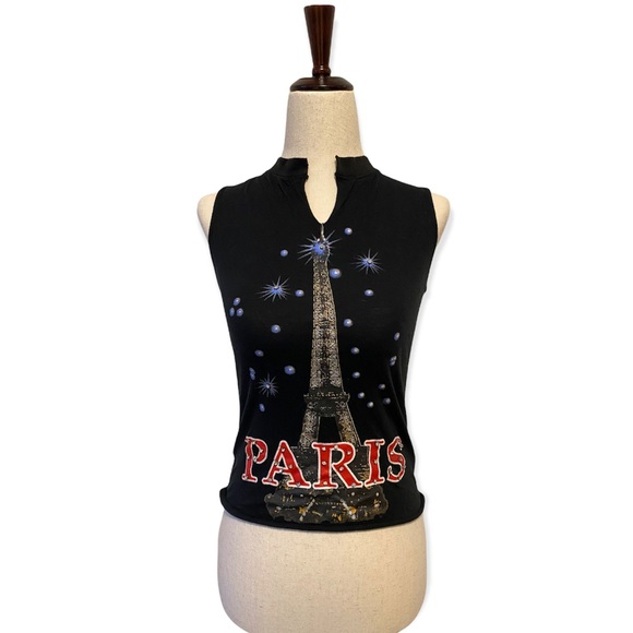 Antik Batik Paris Lace Up Tank Top - Picture 1 of 6